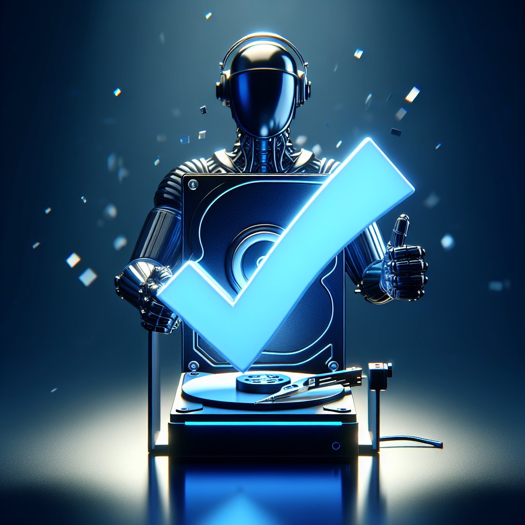 Single overwrite pass with checkmark